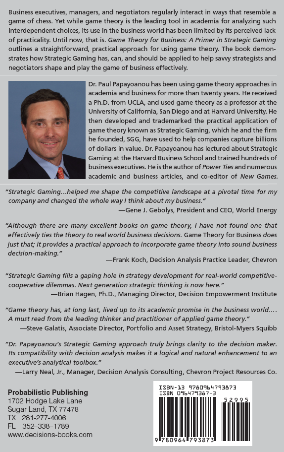 Game Theory for Business